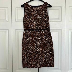 Ann Taylor Loft Animal Print Dress